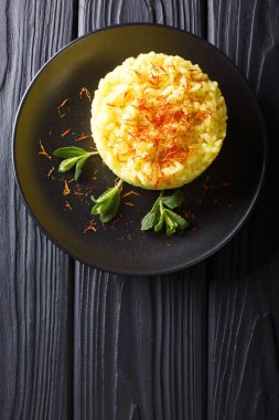 Safran ve nane (Risotto alla mi lezzetli İtalyan risotto