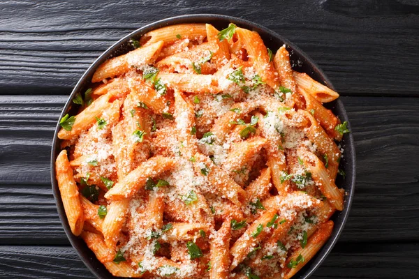 Penne Alla Vodka�is thick and hearty pasta dish with a delicious — Stockfoto
