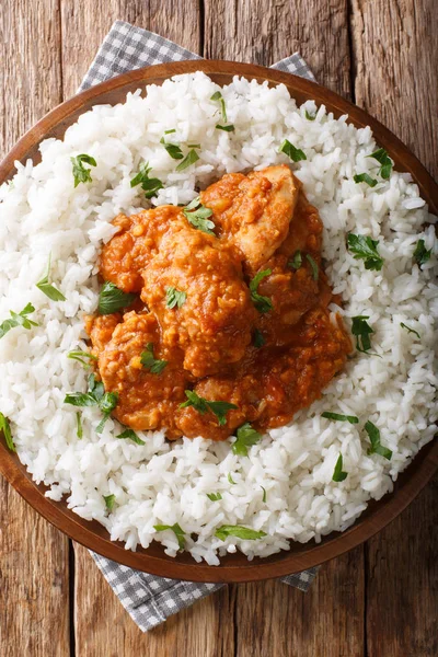 Parsi chicken dhansak is the quintessential comfort food. It is — Stock Photo, Image