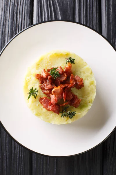 Trinxatis a hearty mixture of cabbage and boiled potatoes — Stock Photo, Image