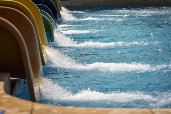 Aqua park snímky zblízka — Stock fotografie