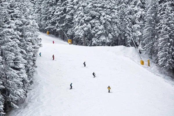 2016 Alpine Ski Resort Borovets Rila Mountain Bulgaria Ski Slope — Stock Photo, Image