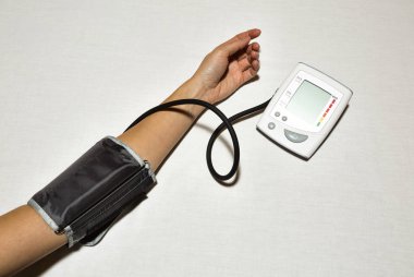 Kan basıncı ve nabız sinir, sağlıklı kavramı süre ölçme