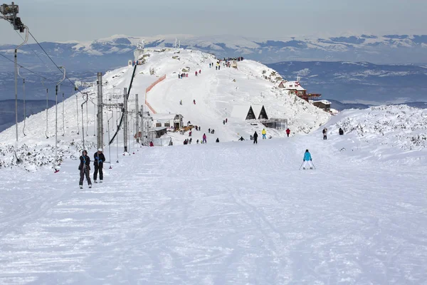 2017 Alp Borovets Kayak Resort Rila Dağı Bulgaristan Yastrebets Tepe — Stok fotoğraf