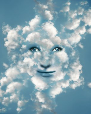 Face In The Clouds clipart