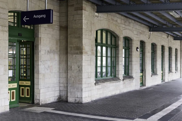 Bir Wernigerode eski istasyon binası — Stok fotoğraf