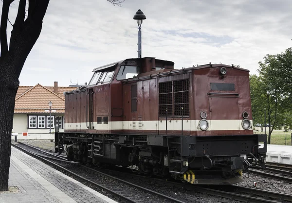 Stary pociąg parowy w Niemczech — Zdjęcie stockowe