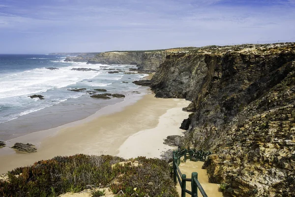 Atlantic ocean beach portugal — Stockfoto