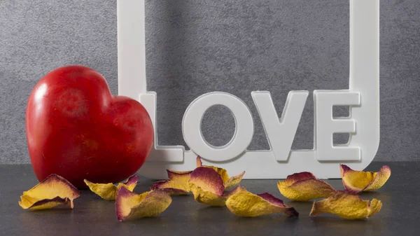 Amor tarjeta de San Valentín —  Fotos de Stock