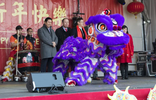 Eröffnungszeremonie zum chinesischen Neujahr — Stockfoto