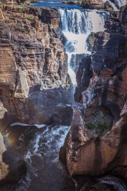 Güney Afrika'da bourkes çukurlara Nehri