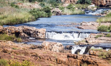 Güney Afrika'da bourkes çukurlar, şelale