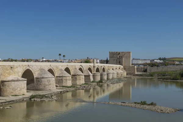 Ponte velha sobre o rio em cordoba — Fotografia de Stock