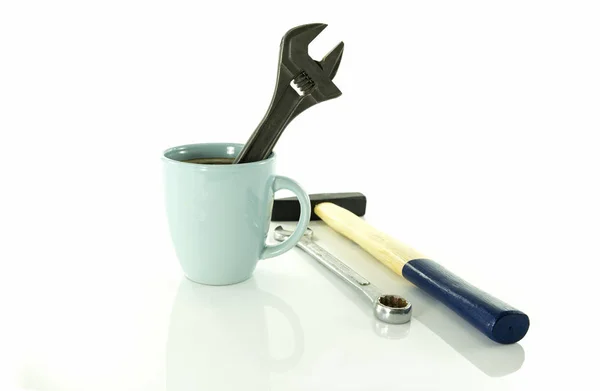 Coffee break during work — Stock Photo, Image