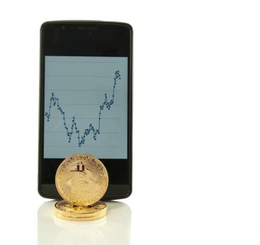 bitcoin yükselen fiyat eğilim grafiği ile