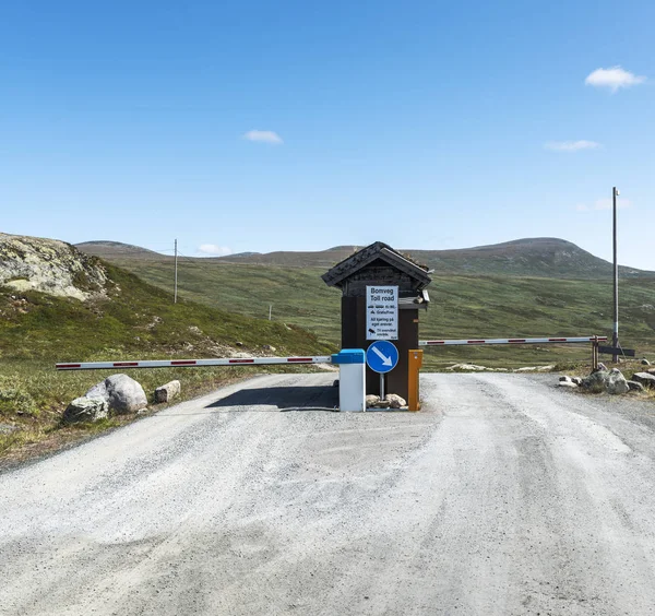 ノルウェーの有料道路 — ストック写真