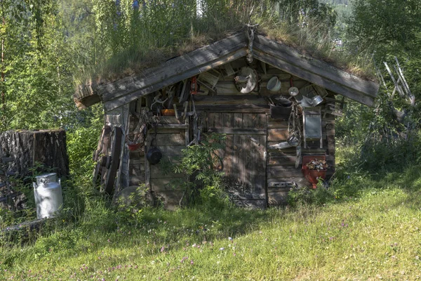 Dům v Norsku villaga leira — Stock fotografie