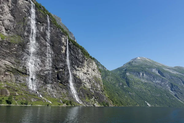 Geiranger fiordo Norvegia — Foto Stock