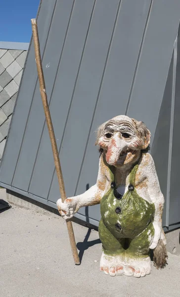 Pomnik Troll w Norwegii — Zdjęcie stockowe