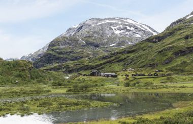 evlerde doğal alan Jostedalsbreen