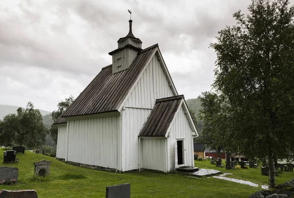 Kirche in bykle norwegen — Stockfoto