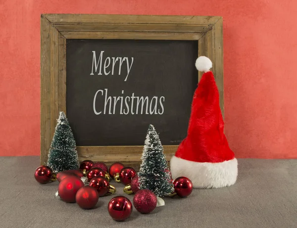 Christmas blackboard text — Stock Photo, Image