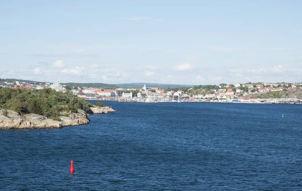 瑞典 Stromstad 的天际线 — 图库照片