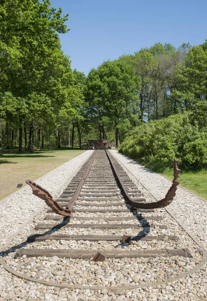 End of the railroad track — Stock Photo, Image