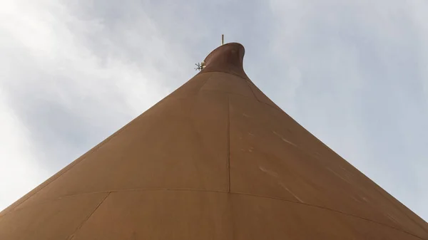 Radarturm auf der Maasvlakte zur Beobachtung der Schifffahrt auf See — Stockfoto