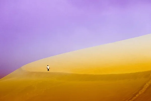 Sand Dune at China — Stock Photo, Image