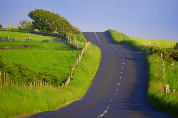 Prázdné silnice v hrabství Antrim — Stock fotografie