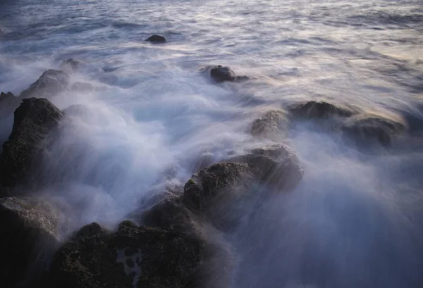 Time Delay Of Flowing Water — Stock Photo, Image