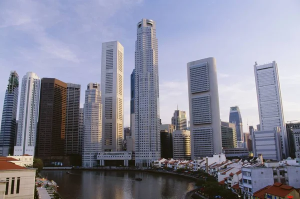 Cityscape And Waterfront, Singapore — Stock Photo, Image