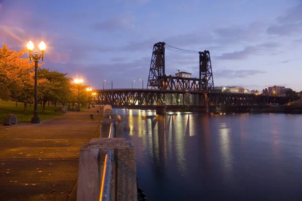 Most ze stali, Portland — Zdjęcie stockowe