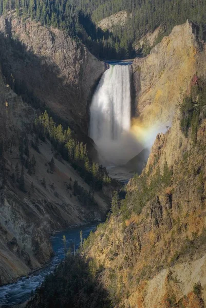 Waterfall From Mountain And River — Stock Photo, Image