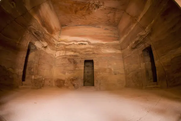 Ruins Nabatean City Petra Petra Jordan — Stock Photo, Image