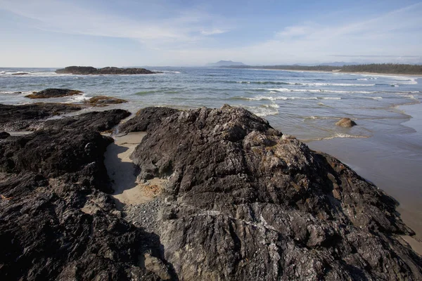 Wickaninnish strand In het Pacific Rim National Park — Stockfoto