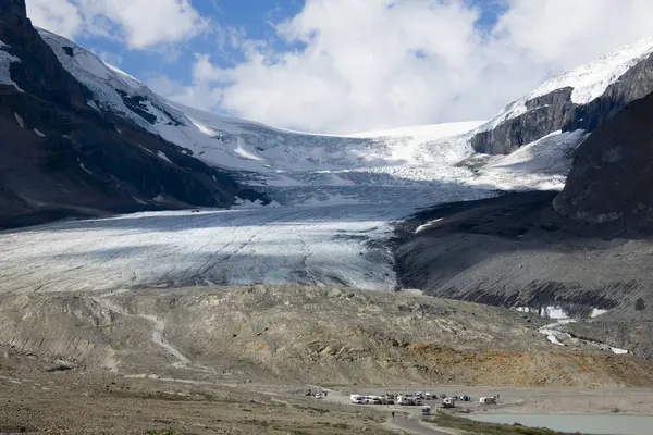 Athabasca buzul açık havada — Stok fotoğraf