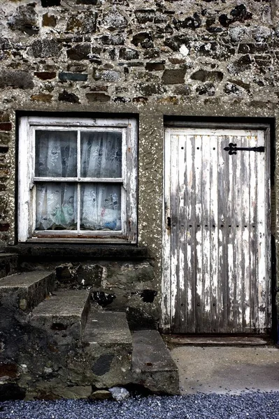 Weathered Door And Window — Stock Photo, Image