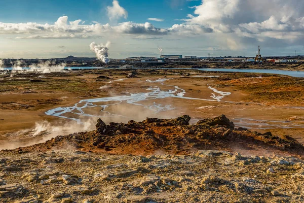 Gunnuhver Hot Spring Reykjanes Peninsula Iceland — Stock Photo, Image