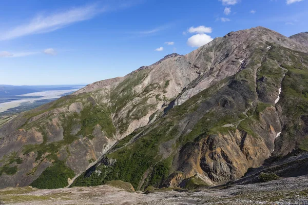 Malowniczy Widok Góry Alaska Range Alaska Stany Zjednoczone Ameryki — Zdjęcie stockowe