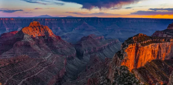 Vue Panoramique North Rim Grand Canyon Arizona États Unis Amérique — Photo