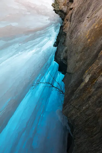 Vue Panoramique Roche Glace Alaska Range Alaska États Unis Amérique — Photo