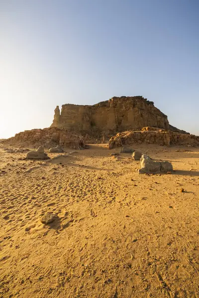 Malerische Ansicht Des Tempels Von Amun Berg Jebel Barkal Karima — Stockfoto