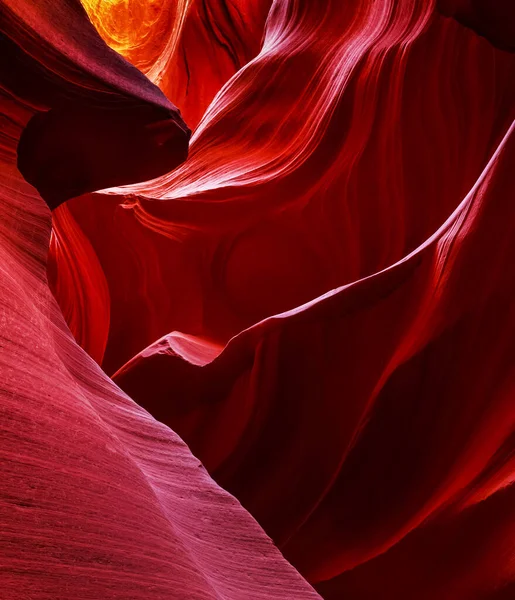 Malerische Ansicht Der Unteren Antilopenschlucht Seite Arizona Vereinigte Staaten Von — Stockfoto