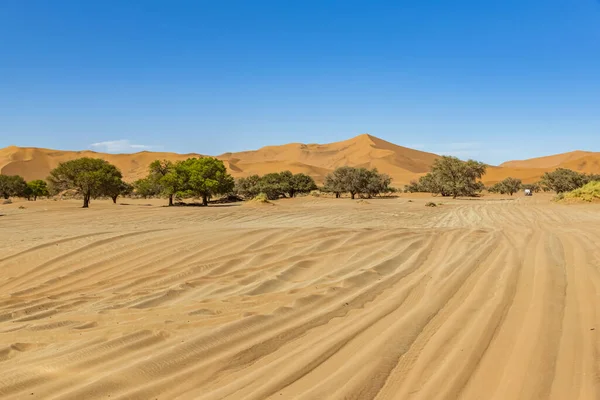 Sossusvlei Deserto Namib Parque Nacional Namib Naukluft Namíbia — Fotografia de Stock