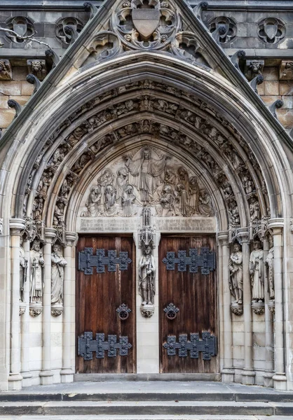 Ingresso Principale Della Sala Del Sinodo Cattedrale John Divine Manhattan — Foto Stock