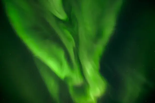 Aurora Borealis Czyli Zorza Polarna Oświetla Nocne Niebo Jukonu Yukon — Zdjęcie stockowe