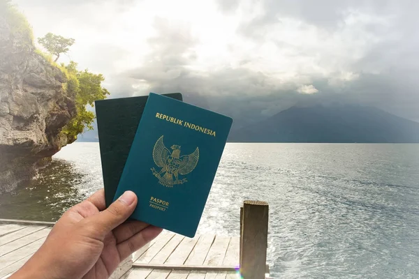 Conceito de viagem, passaporte — Fotografia de Stock