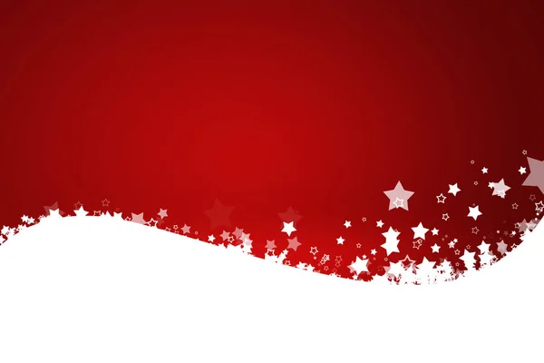 konfeti Ower kırmızı arka plan uçan yıldız